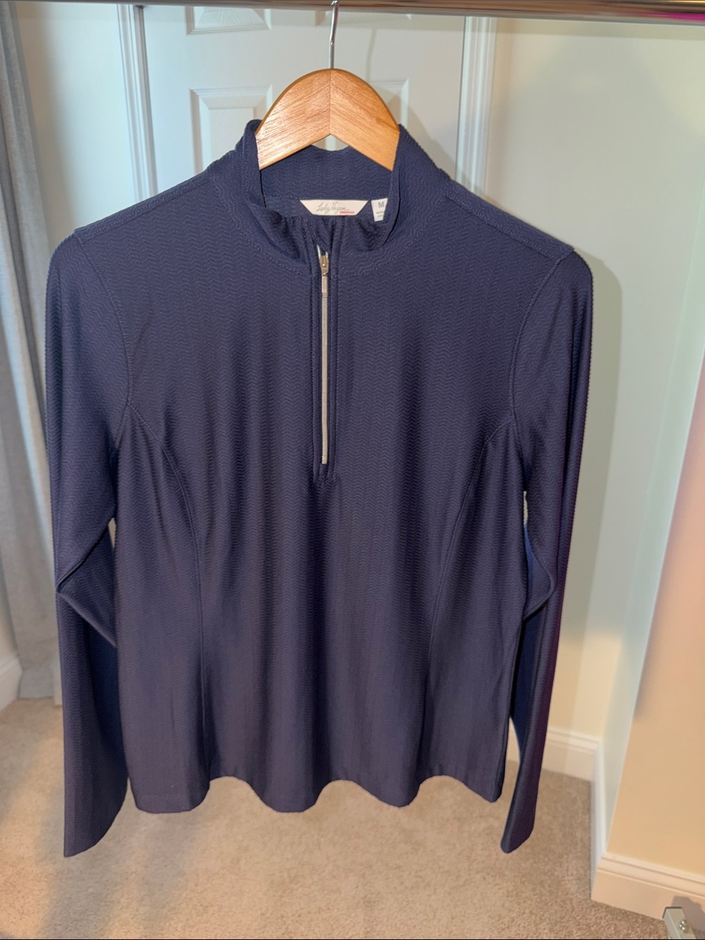 Lady Hagen Navy Quarter-Zip Lightweight Pullover